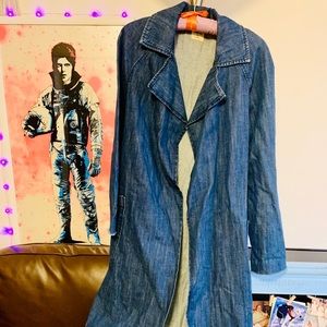 GAP 1969 SMALL Denim Duster/Trench